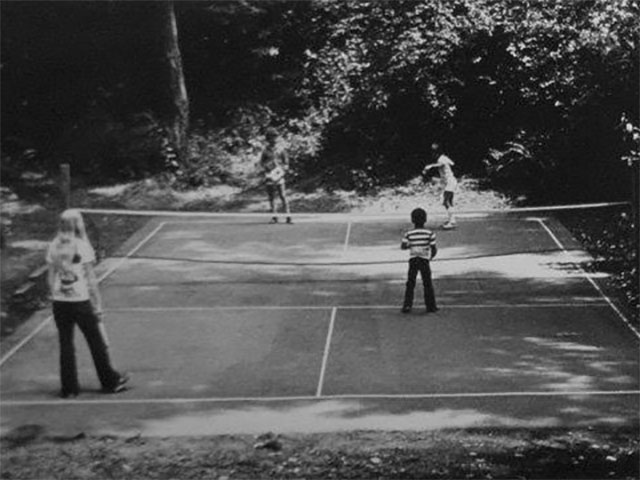 The original Pickleball Court on Bainbridge Island near Seattle, Washington